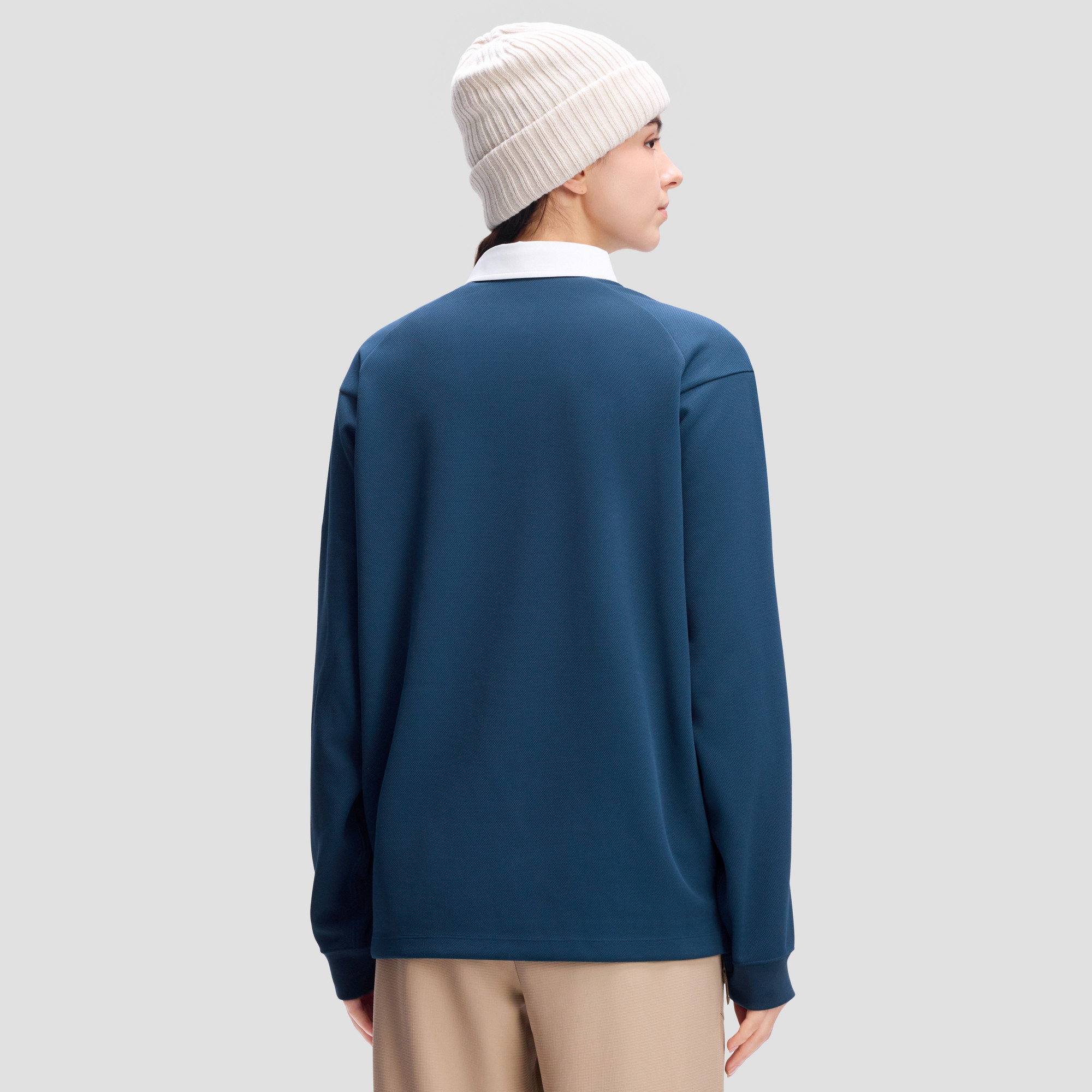 DESCENTE迪桑特SNOWBOARD STYLE系列男女同款长袖POLO衫,淘宝优惠券,粉丝福利购,淘宝优惠卷