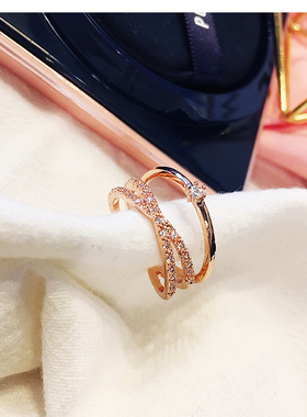 日韩潮人学生戒指网红chic关节戒