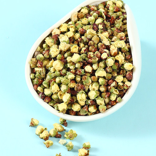 徽锄头绿萼梅白梅花中散绿鄂梅花茶绿梅花红玫瑰花茶干花节茶 - 图0