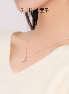 【七七酱直播间】SHINE萱子饰品闪钻奢华项链优雅璀璨锁骨链