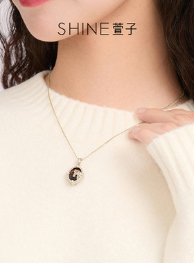 SHINE萱子都会骏影系列复古项链