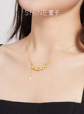 SHINE萱子饰品国风钱串子项链