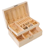 Jewelry storage box Multi-layer large-capacity earrings nail ring necklace anti-oxidation high-end hand jewelry box with lock with cover