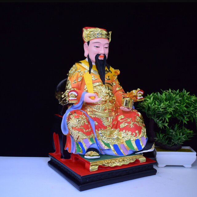Luban Master Statue Carpenter Patriarch Resin Statue 12-inch 16-inch Buddha Statue Home Worship Desktop Ornament Statue
