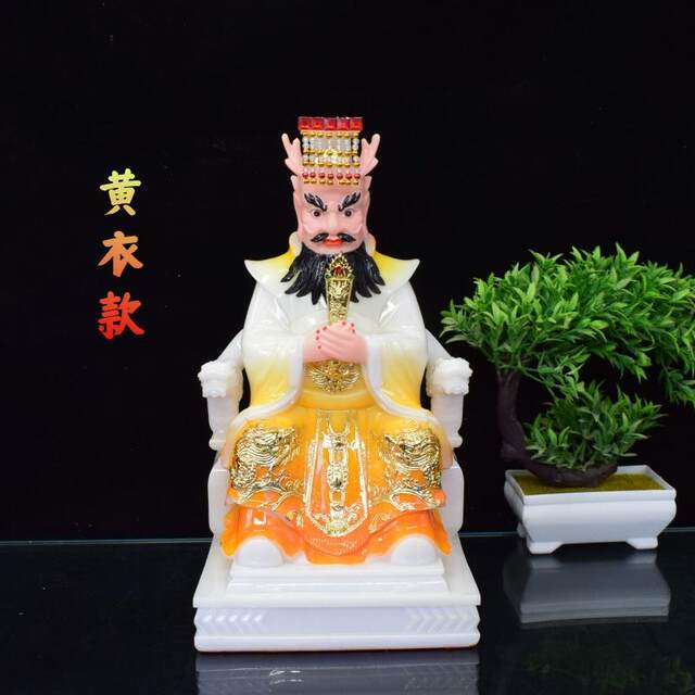 Four Seas Dragon King Statue Body White Marble Buddha Statue East China Sea Dragon King North Sea Dragon King Dragon Statue Home Desktop Ornament