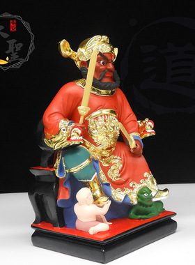 钟馗树脂大师供奉坐像包邮