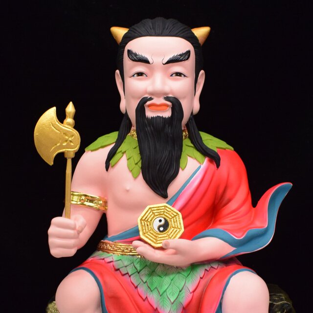 Pangu the Great Statue Resin Painted Ornament