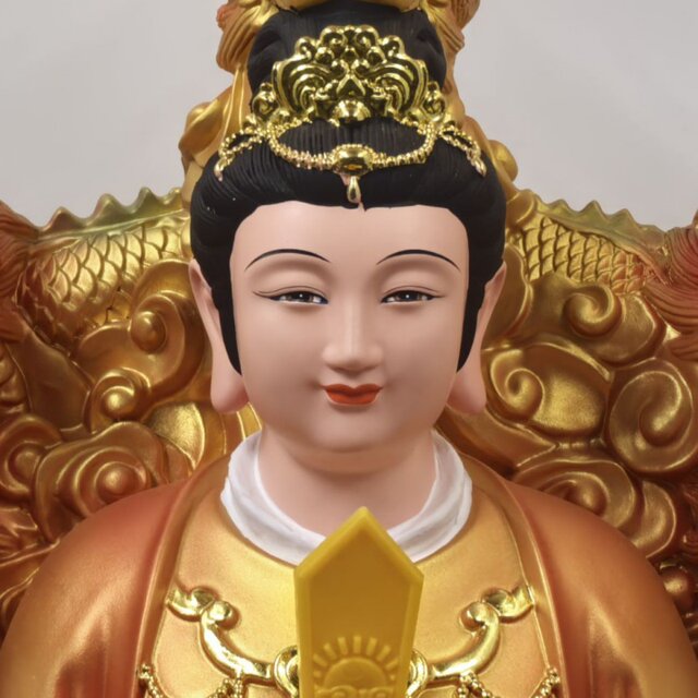 Our Lady of Kowloon resin statue Three Holy Mothers Kowloon Empress 12 inches 16 inches 19 Kowloon old mother desktop worship ornaments