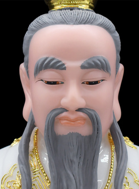 太上老君原始灵宝天尊汉白玉三清