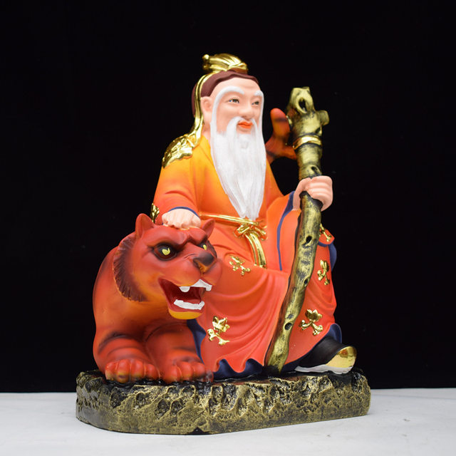 Mountain god father-in-law and mother-in-law land resin statue ornaments