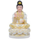 The white marble statue of Empress Nuwa patching up the sky and creating the world