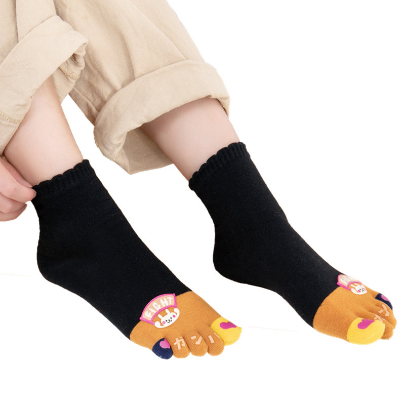 蓝姿欣礼盒女士纯棉天短筒中五指袜 蓝姿欣短袜/打底袜/丝袜/美腿袜