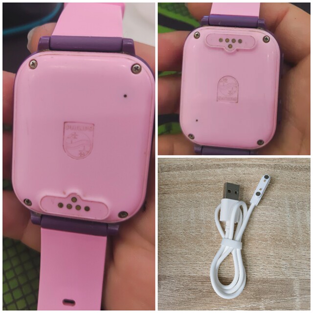 Suitable for Philips W2209 phone watch magnetic charging cable data cable USB magnetic cable W2216/W2218