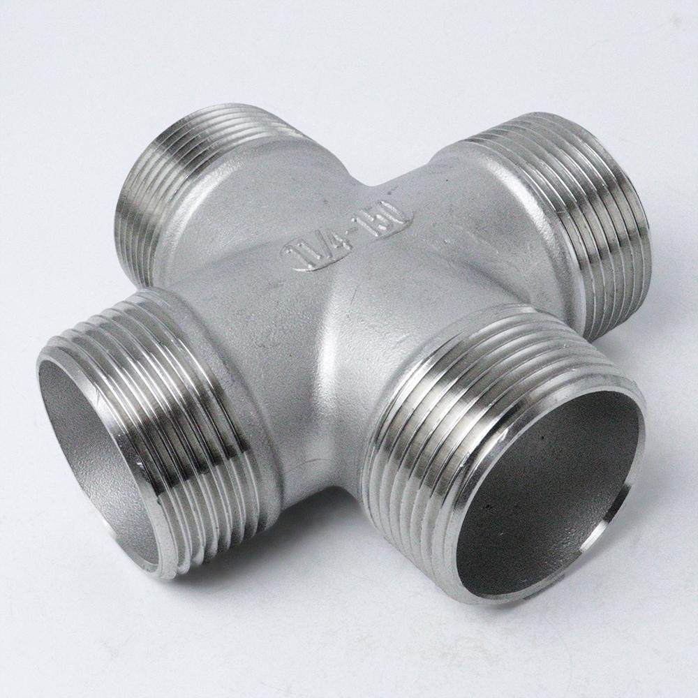 304不锈钢外丝四通外牙螺纹四通十字接头2分3分4分6分1寸水暖配件,淘宝优惠券,粉丝福利购,淘宝优惠卷