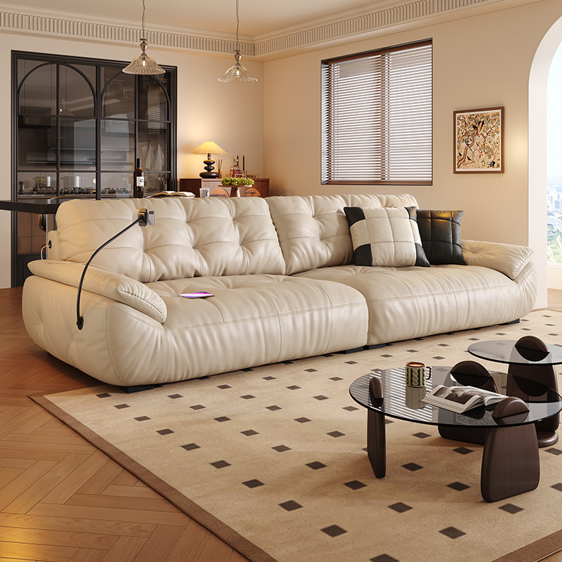 帕沙曼真皮抱枕进口头层牛皮客厅沙发靠垫卧室书房高级感蓬松饱满,淘宝优惠券,粉丝福利购,淘宝优惠卷