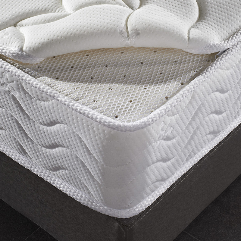 帕沙曼 床垫进口针织面料乳胶床垫1.8m弹簧椰棕垫软硬席梦思床垫 - 图1