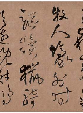 王铎 草书忭京南楼诗卷 复古书法字画真迹艺术微喷复制临摹学习