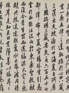 李鸿章临圣教序复古书法字画真迹微喷仿古复制临摹字帖手卷装饰品