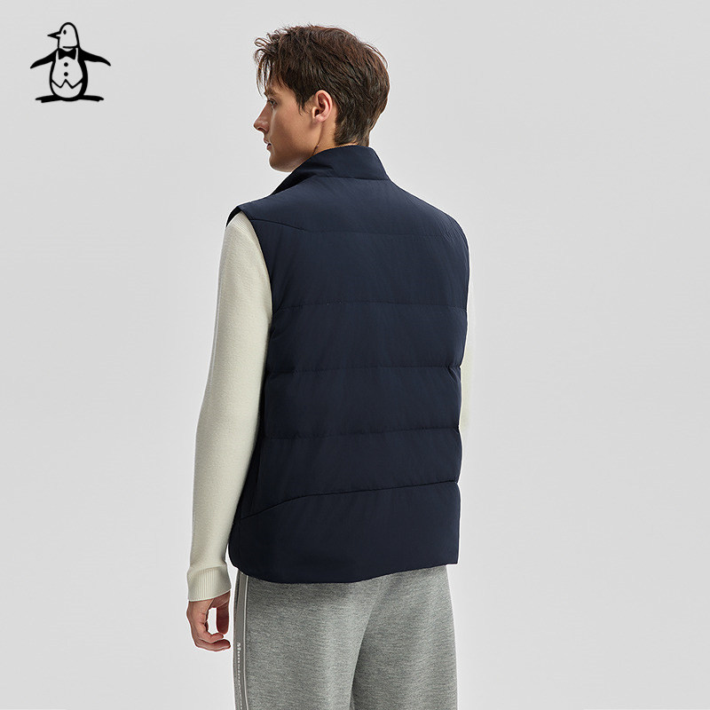 【高弹】Munsingwear万星威休闲秋冬男士轻量无负担轻薄羽绒马甲,淘宝优惠券,粉丝福利购,淘宝优惠卷