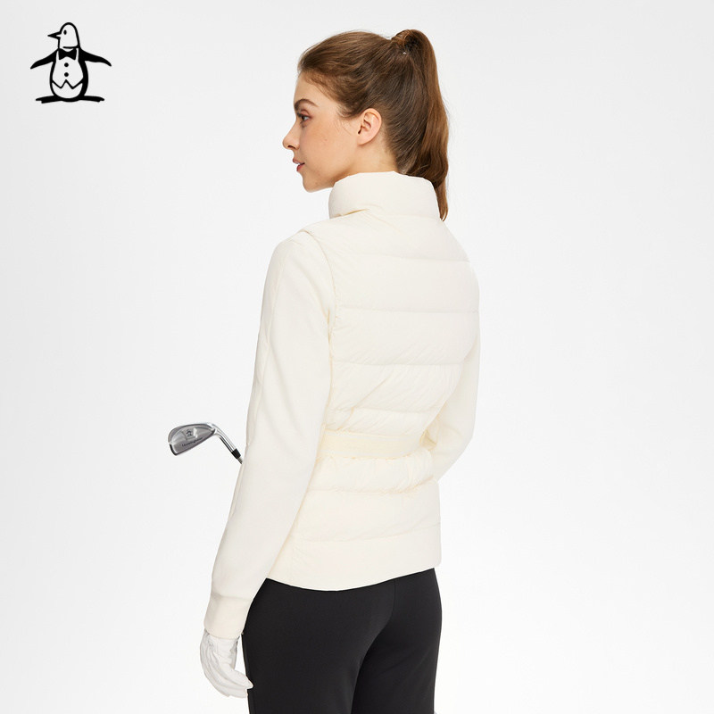 【可拆卸腰带】Munsingwear万星威高尔夫冬季女士轻薄外套羽绒服,淘宝优惠券,粉丝福利购,淘宝优惠卷