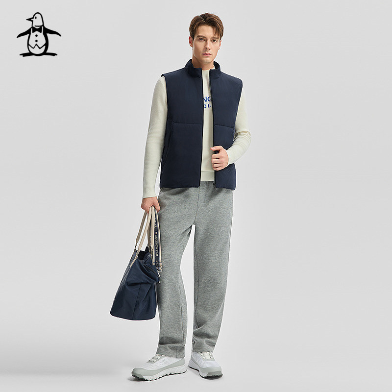 【高弹】Munsingwear万星威休闲秋冬男士轻量无负担轻薄羽绒马甲,淘宝优惠券,粉丝福利购,淘宝优惠卷