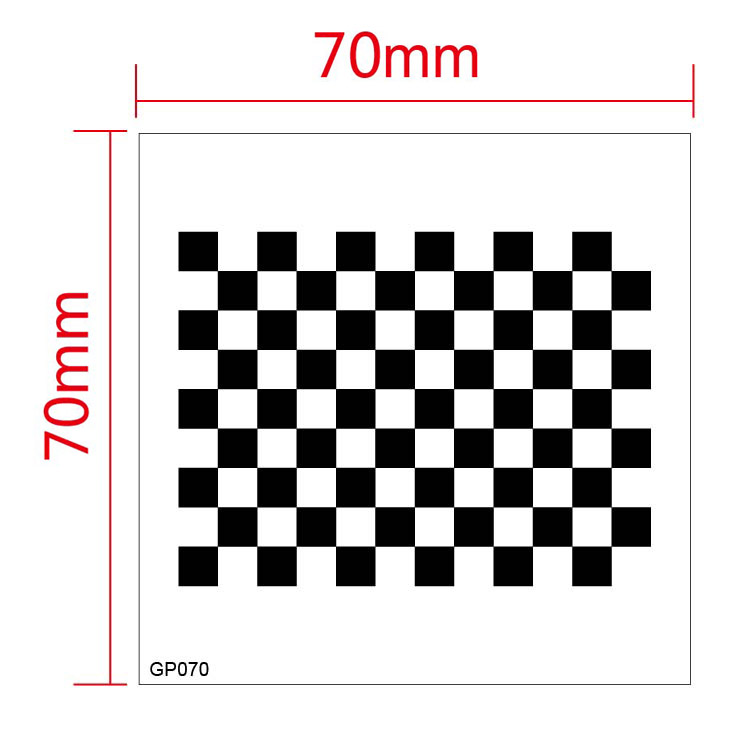 菲林标定板 棋盘格 光学标定板  机器视觉 方格系列 菲林分划板 - 图1