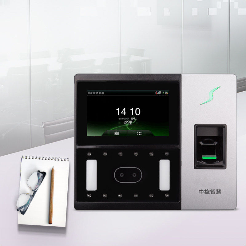 zkteco /熵基科技ai702指纹打卡机 控控办公用品考勤门禁