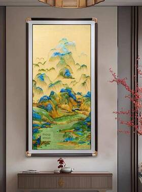 金山聚宝盆高档刺绣装饰画玄关走廊过道寓意好苏绣挂画葫芦墙壁画