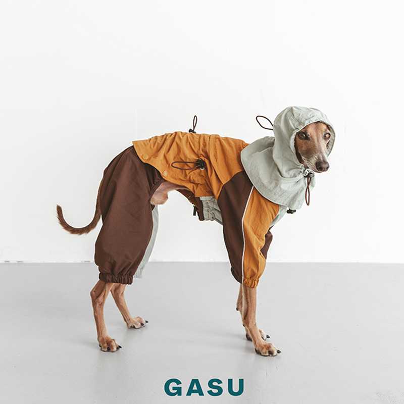 狗狗雨衣帽子GASU VAutrer防暑运动服配套中小型宠物犬户外雨帽-图0