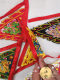 Dao Ling Banner Mini Five Dragon Banner Five Dragon Banner Taiwan version of small five-color Banner Embroidered Five Dragon Banner