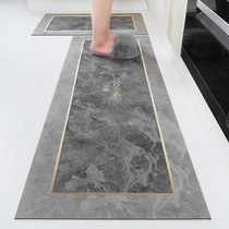 ykmore kitchen ground mat non-slip anti-oil washable carpet resistant to dirty waterproof footbed subsuction special door