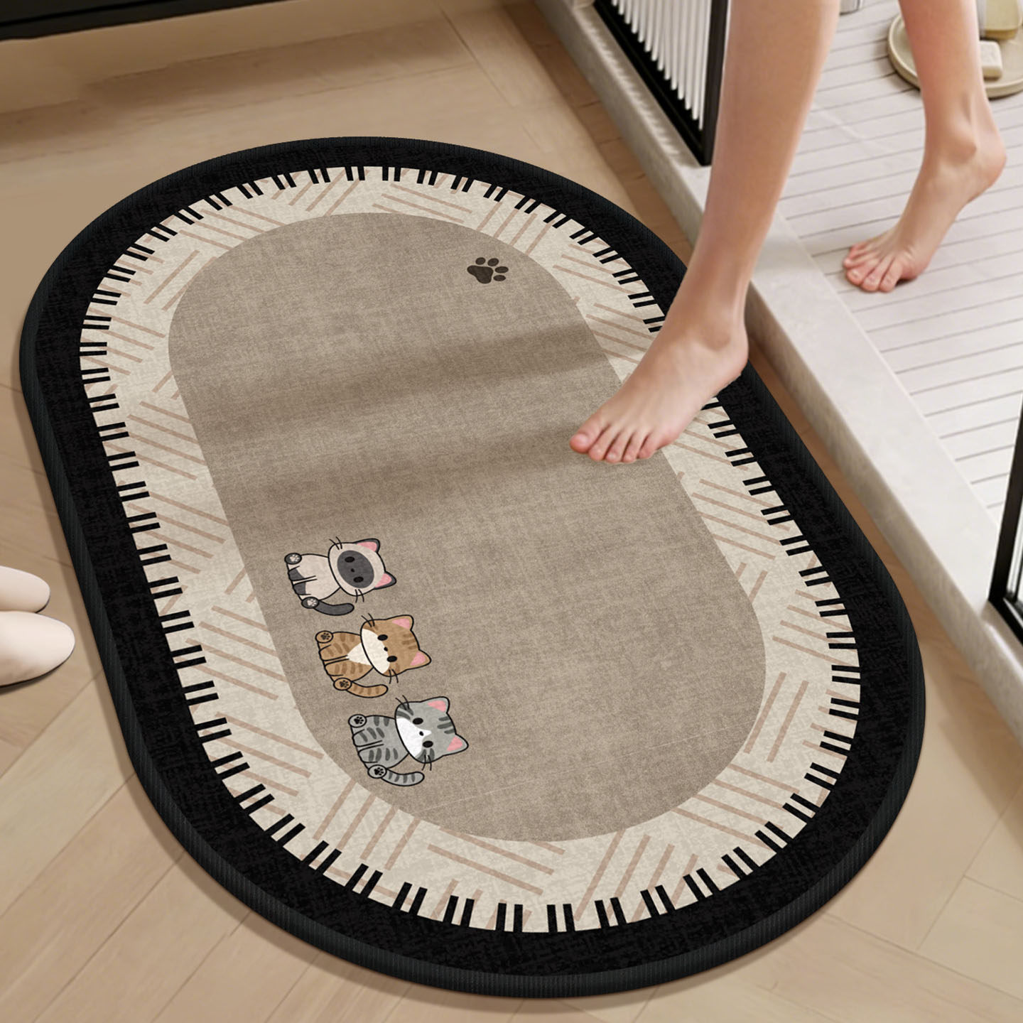 卫生间吸水地垫浴室外防滑垫洗手间厕所门口门垫地毯速干脚踩垫子,淘宝优惠券,粉丝福利购,淘宝优惠卷