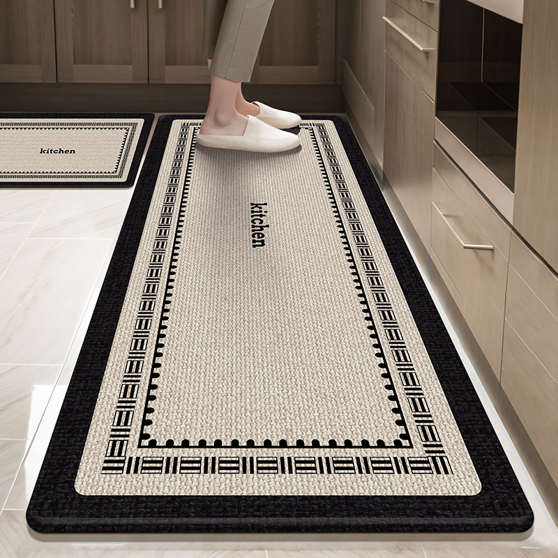 厨房地垫防滑防油可擦免洗地高端吸水吸油耐脏专用脚垫子2025新款,淘宝优惠券,粉丝福利购,淘宝优惠卷