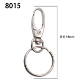 Клавичный шесть -летний магазин старого магазина более 20 цветов цветовой клавиш Кольцо из нержавеющей стали маленькая универсальная крючка