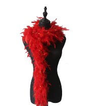 Turkey Feather long sheet Fire sheet feather strips decorated with lace wool edge hanging decoration Design accessories Festive Decorations Hung