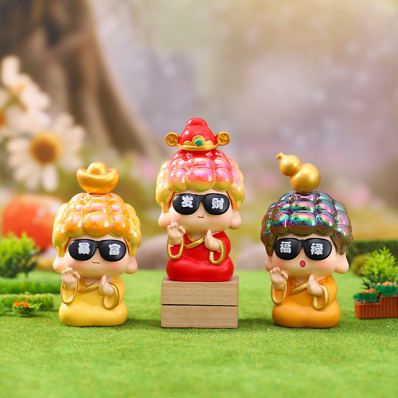 OK了小佛祖盲盒2025新款女孩可爱财神佛祖手办网红爆款盲盒送礼物 - 图1