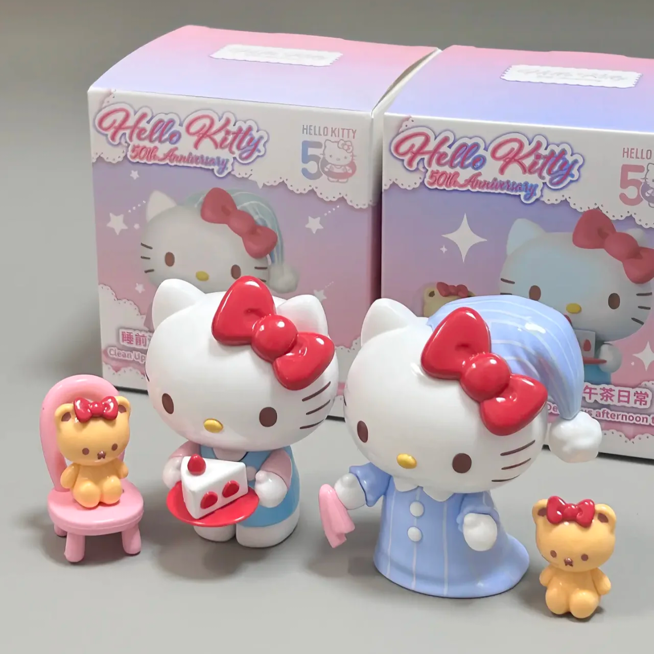 正版三丽鸥HelloKitty日常生活系列摆件盲盒2025新款凯蒂猫送礼物 - 图1