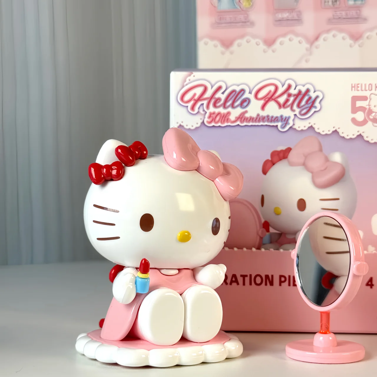 正版三丽鸥HelloKitty日常生活系列摆件盲盒2025新款凯蒂猫送礼物 - 图0