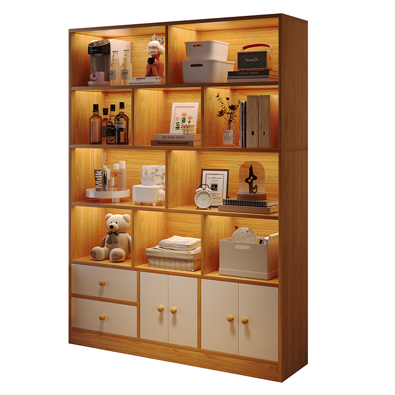 Simple modern home display cabinet bookcase
