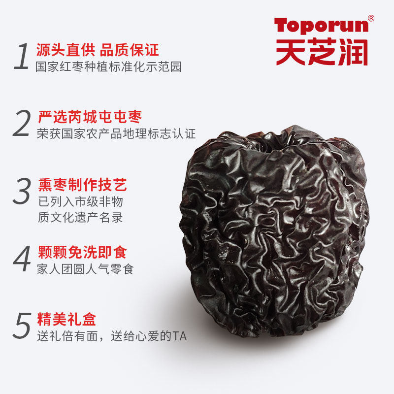  toporun天芝润枣类制品