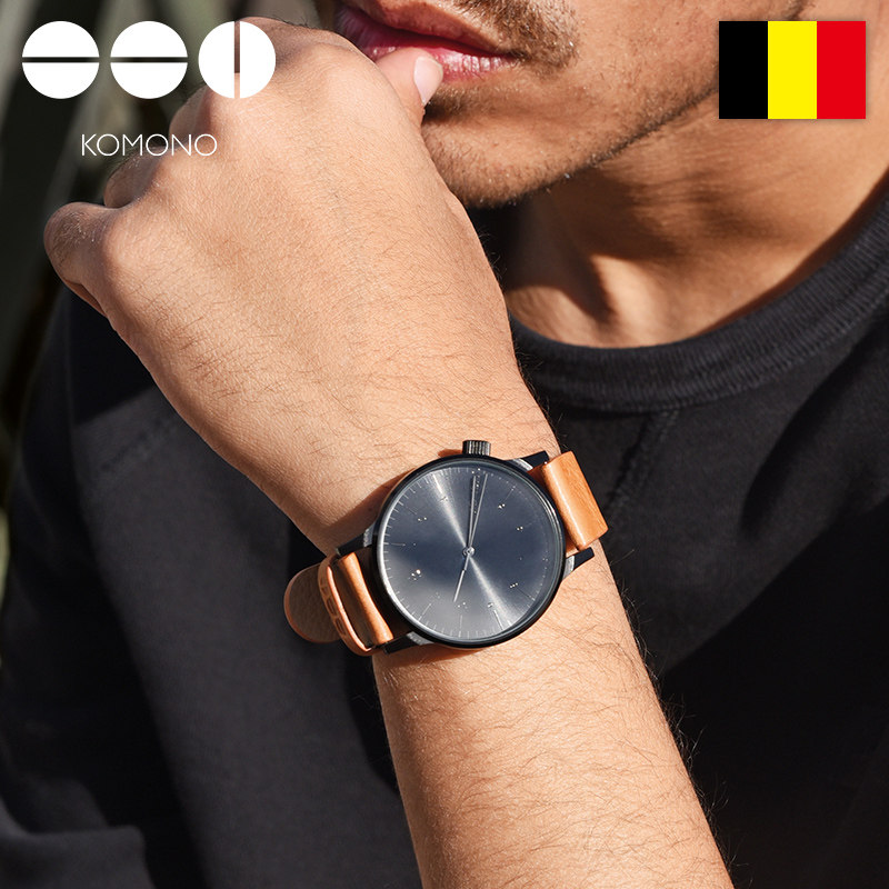 komono男款正品名牌防水潮流石英表 克莫诺欧美腕表