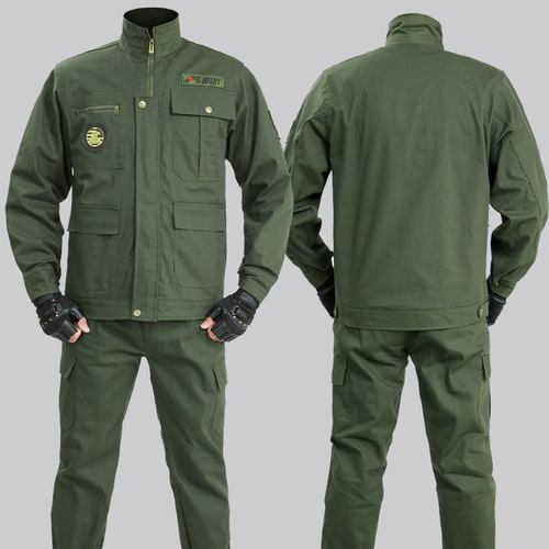 Хлопковый комбинезон, износостойкий лонгслив, осенний, защита от ожогов