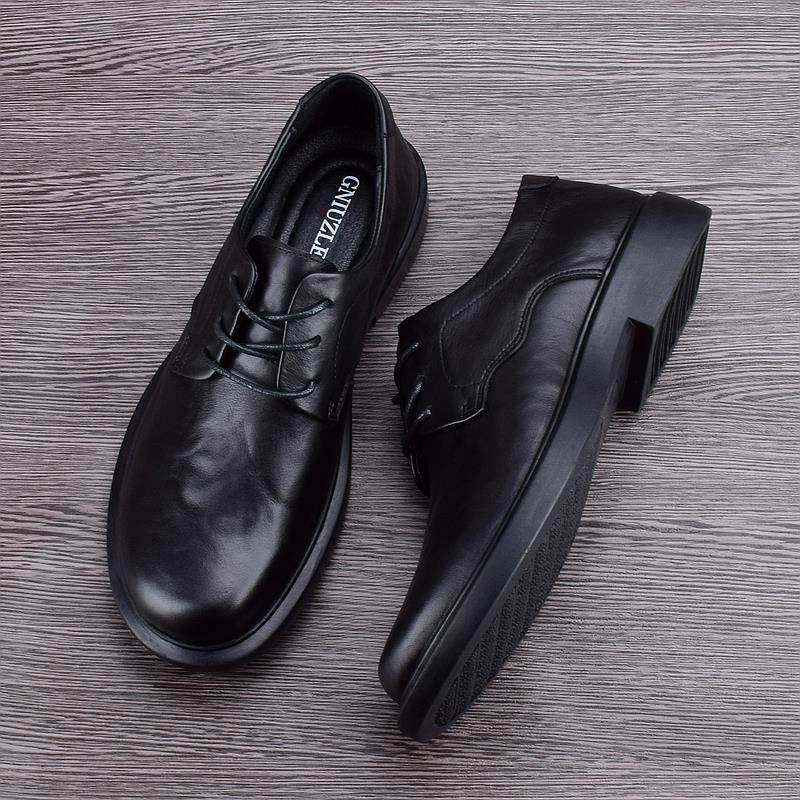 意大利设计风『DMXUXM』!高端大气!！头层牛皮商务休闲 厚底皮鞋,淘宝优惠券,粉丝福利购,淘宝优惠卷