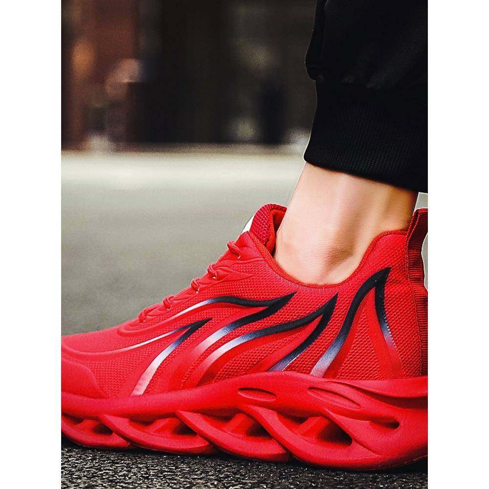 正品牌高档潮冬季男款薄款运动鞋男士休闲百搭鞋网面跑步设计感小,淘宝优惠券,粉丝福利购,淘宝优惠卷