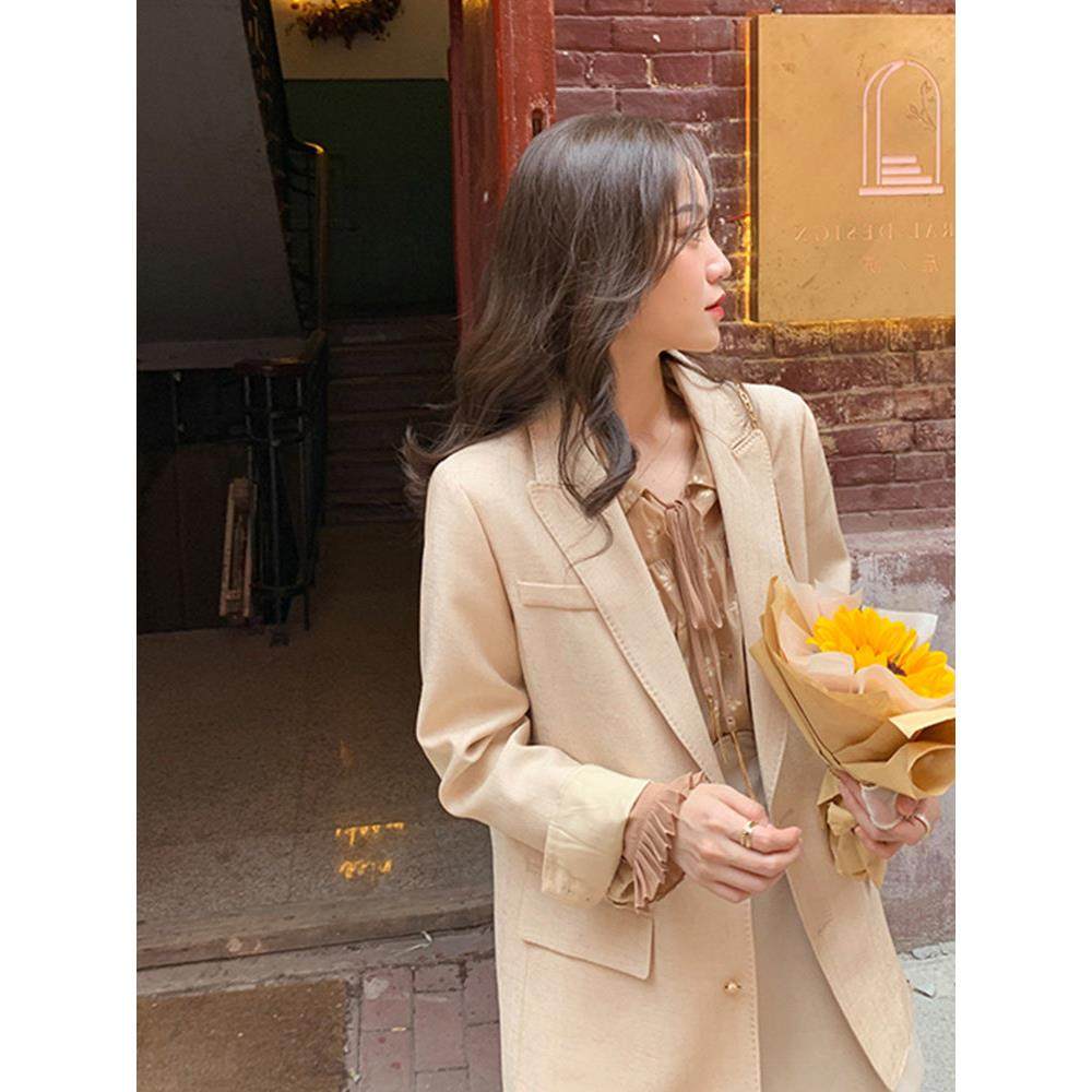 欧洲站秋装女2025年新款气质女神范西装套装裤两件套洋气洋气时髦,淘宝优惠券,粉丝福利购,淘宝优惠卷