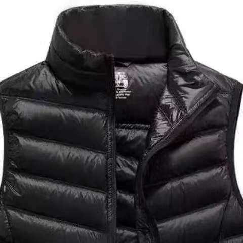 Men's coat autumn and winter thickened warm vest casual large size waistcoat daddy short vest stand collar vest
