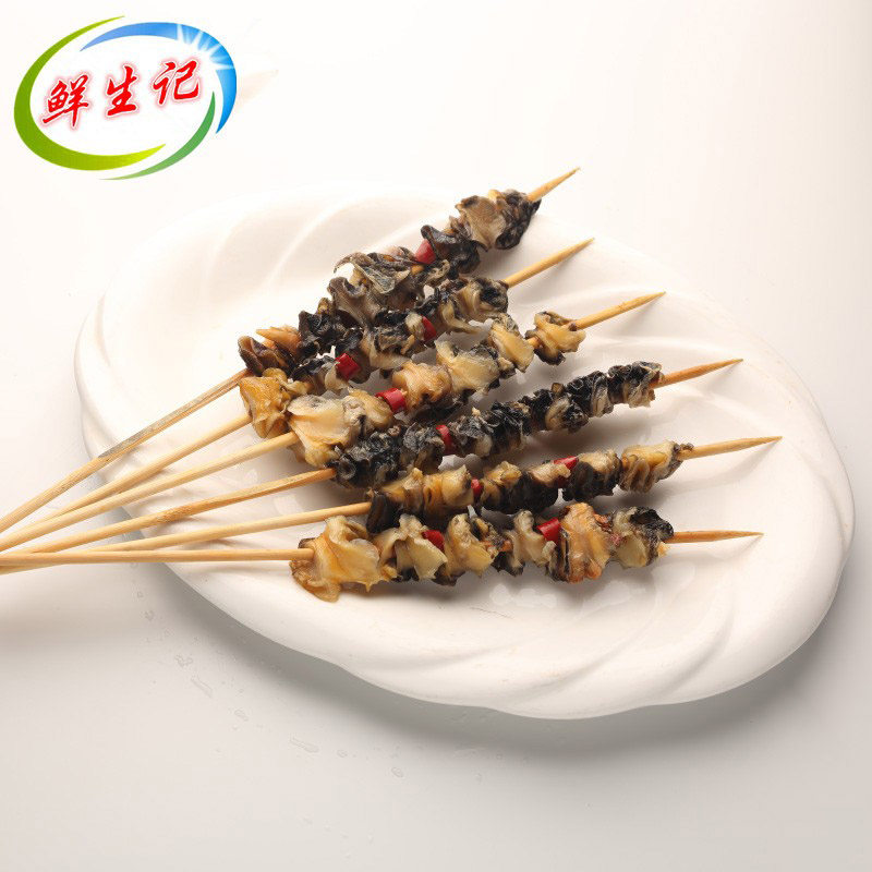 烧烤田螺串25串冷冻香辣田螺肉螺丝肉烧烤串户外烧烤半成品食材_虎窝淘