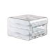Egg storage box drawer refrigerator fresh-keeping box kitchen egg rack transparent box anti-fall egg grid