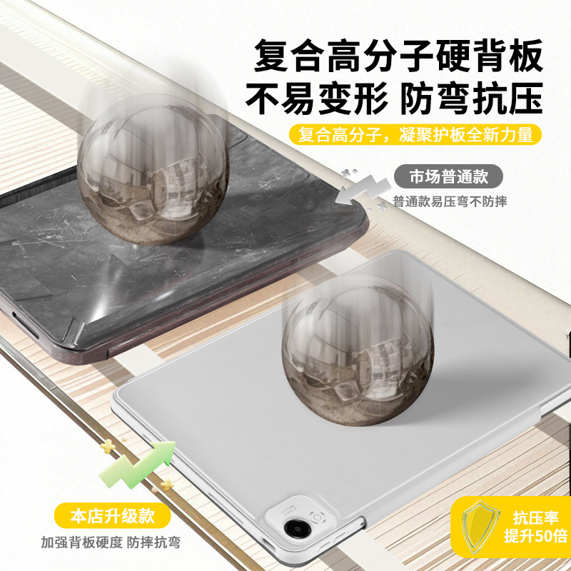 适用荣耀平板10保护壳x9pro磁吸MagicPad3荣耀平板GT2Pro保护套v9搭扣9Pro电脑pad2柔光版x8pro全包K折防弯摔 - 图3