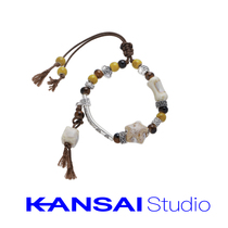 KANSAI Stars string beads bracelet girl choreographer ceramic hand string small crowdfolk style national wind hand ornaments